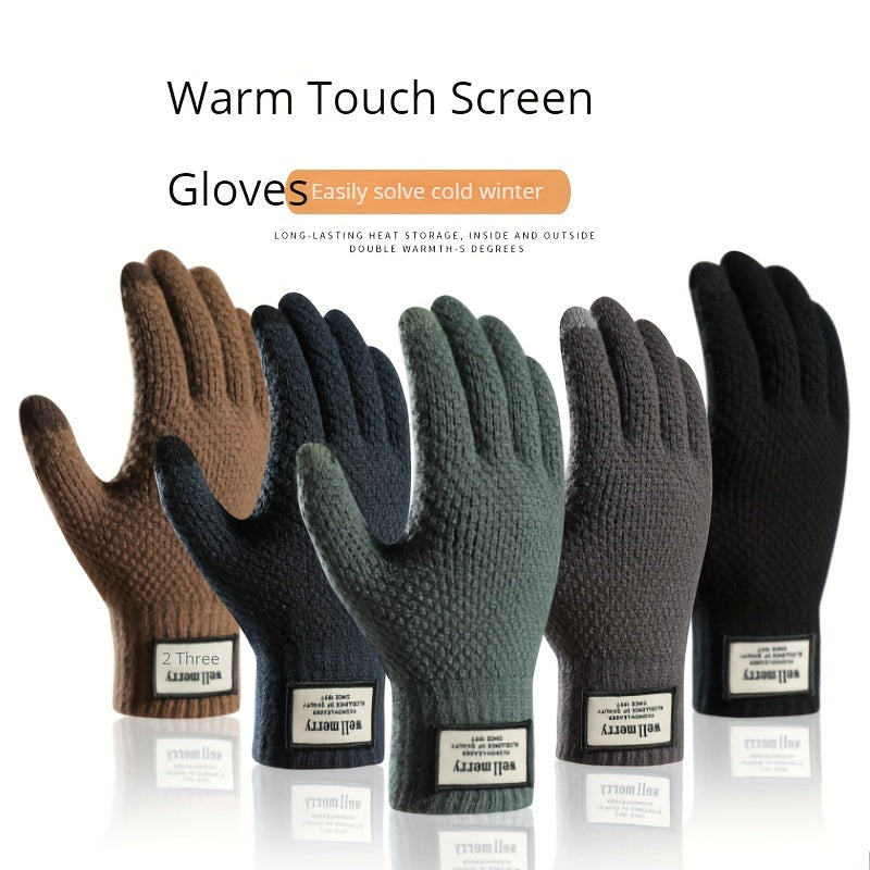 Men’s Winter Thermal Touchscreen Gloves ❄️🧤