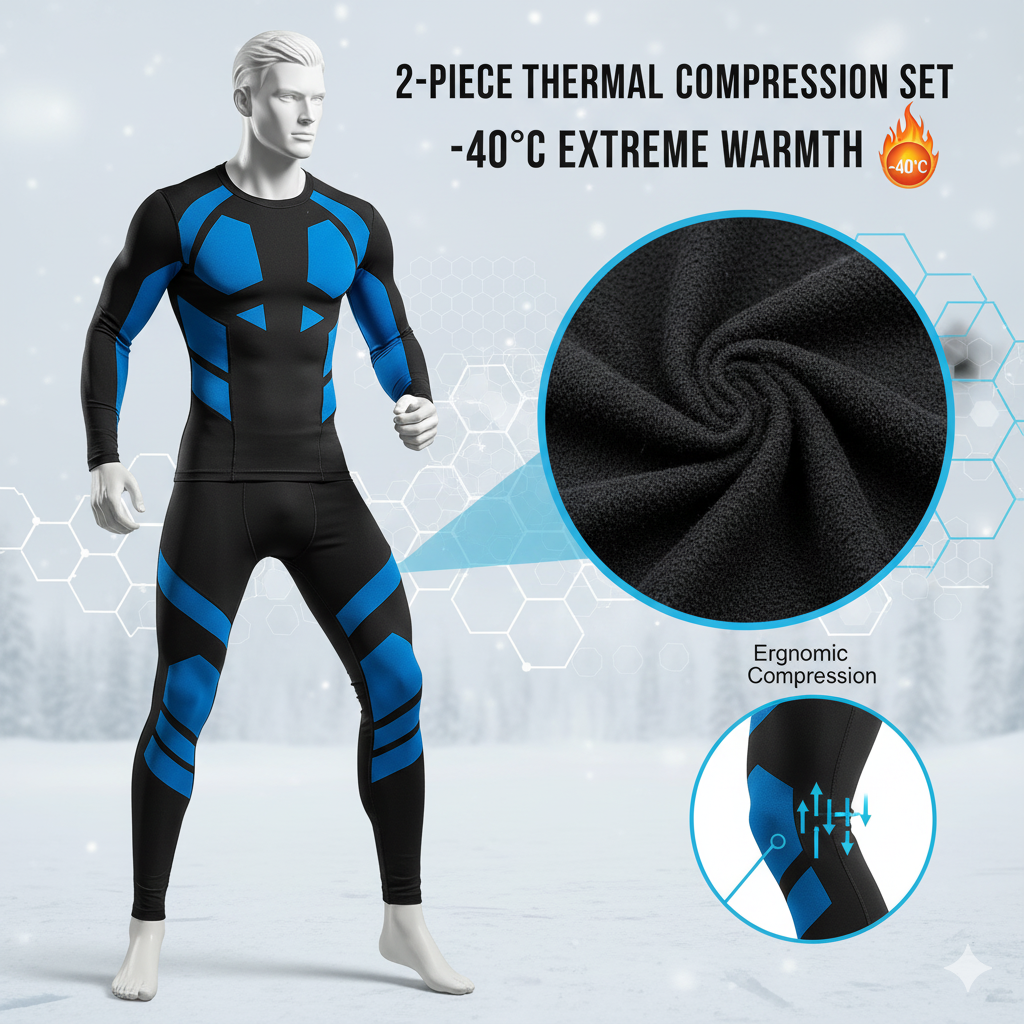 Men's Athletic Thermal Compression Set
