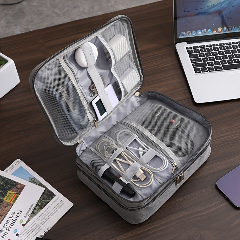 3-Layer Electronic Storage Bag – Cable Organizer