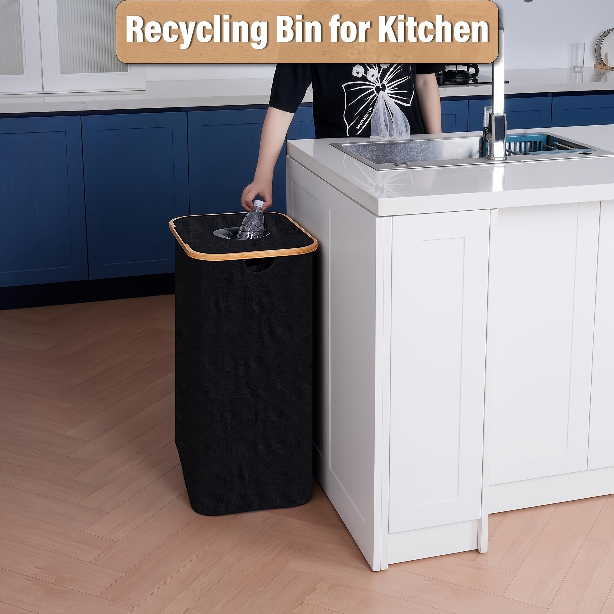 Foldable 600D Oxford Nylon Bottle Collector 🗑️♻️